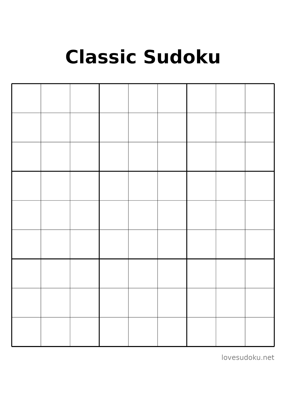 sudoku print 4 per page